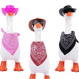 Maxbell 3 Set Desk Goose Outfits Stylish Ornaments Cute for Desktop Home Living Room