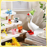 Maxbell 6 Pieces Hamster Hats Decorative Funny Soft Gift Ornaments Hand Knitted Hats