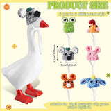 Maxbell 6 Pieces Hamster Hats Decorative Funny Soft Gift Ornaments Hand Knitted Hats