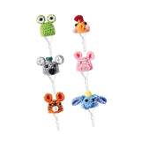 Maxbell 6 Pieces Hamster Hats Decorative Funny Soft Gift Ornaments Hand Knitted Hats
