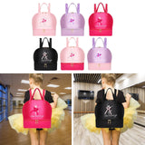 Maxbell Ballet Dance Backpack Comfortable Cute Storage Bag for Dancing Sports Travel Pink