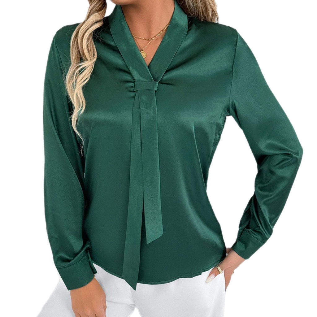 slim fit dress slacks ⚡️Buy Maxbell Women's Shirt Comfortable Trendy Spring Fall V Neck Long  Sleeve Dress Shirts S at the best price with offers in India. Maxbell Women's  Shirt Comfortable Trendy Spring Fall V Neck