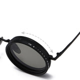 Maxbell Adjustable Sunglasses Decor Eyewear for Outdoor Activities Traveling Camping Black