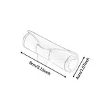 Maxbell PU Mini Lipstick Bag Wear Resistant Portable 8x4cm Scratchproof Multipurpose blue