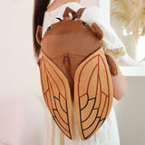 Lovely Plush Backpack Lifelike Animal Casual Bag for Adults Girls Boys Gifts Brown