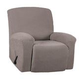 1pc Elastic Recliner Sofa Cover Non Slip Soft Armchair Slipcover Light Brown