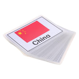 Maxbell Kids Early Educational Sight Word Flash Cards 48 Pieces National Flag - Aladdin Shoppers