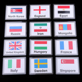 Maxbell Kids Early Educational Sight Word Flash Cards 48 Pieces National Flag - Aladdin Shoppers