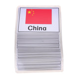 Maxbell Kids Early Educational Sight Word Flash Cards 48 Pieces National Flag - Aladdin Shoppers