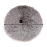 Maxbell 2 Pieces Sheepskin  Skin Faux Fur Fake Rug