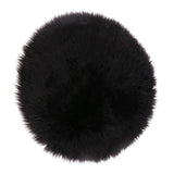 Maxbell 2 Pieces Sheepskin  Skin Faux Fur Fake Rug