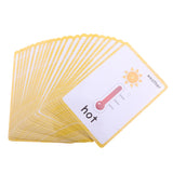 Maxbell Maxbell Flash Cards - Educational Learning Picture & Word Card Weather - 22Pieces