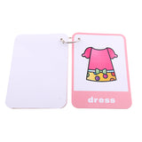 Maxbell Maxbell Flash Cards - Educational Learning Picture & Word Card Clothes - 23Pieces