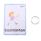 Maxbell Maxbell Flash Cards - Educational Learning Picture & Word Card Sports - 14Pieces