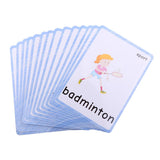Maxbell Maxbell Flash Cards - Educational Learning Picture & Word Card Sports - 14Pieces