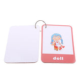 Maxbell Maxbell Flash Cards - Educational Learning Picture & Word Card Playground - 12Pieces