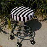 Maxbell Home Bar Stool Covers Round Chair Seat Cushions Sleeves-2 pcs Strip