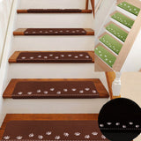 Indoor Non Slip Self-adhesive Staircase Tread Night Luminous Mats Beige