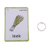 Maxbell Maxbell Preschool Educational Sight Word Flash Cards Vegetable - 20 Pieces