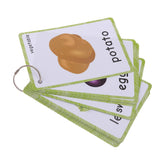 Maxbell Maxbell Preschool Educational Sight Word Flash Cards Vegetable - 20 Pieces