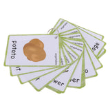 Maxbell Maxbell Preschool Educational Sight Word Flash Cards Vegetable - 20 Pieces