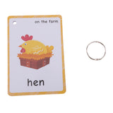 Maxbell Maxbell Preschool Educational Sight Word Flash Cards On the Farm - 20 Pieces
