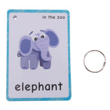Maxbell Maxbell Preschool Educational Sight Word Flash Cards In the Zoo - 32 Pieces