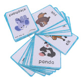 Maxbell Maxbell Preschool Educational Sight Word Flash Cards In the Zoo - 32 Pieces