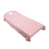 Maxbell 5 Pieces Soft Beauty Massage SPA Bed Cover Sheet With Breath Hole Pink