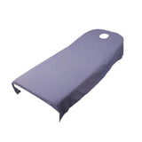 Maxbell 5 Pieces Soft Beauty Massage SPA Bed Cover Sheet With Breath Hole Purple