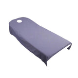 Maxbell 5 Pieces Soft Beauty Massage SPA Bed Cover Sheet With Breath Hole Purple