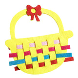 Maxbell Maxbell 2Pcs Weave Cloth Kids Learning Educational Toy Teaching Aids Basket