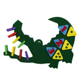 Maxbell Maxbell Kids Weave Cloth Early Learning Toy Mathematic Toy Teaching Aids Crocodile