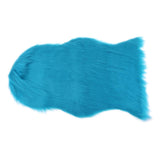 40x60cm Sheepskin Fluffy Skin Faux Fur Fake Rug Mat Rugs Blue