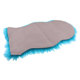 40x60cm Sheepskin Fluffy Skin Faux Fur Fake Rug Mat Rugs Blue