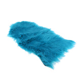 40x60cm Sheepskin Fluffy Skin Faux Fur Fake Rug Mat Rugs Blue