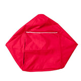 Maxbell Waterproof Stuffed Animal Storage Bean Bag Cover Red & Green
