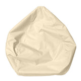 Maxbell 2 Pieces Waterproof Stuffed Animal Storage Bean Bag Cover Beige