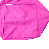 Maxbell Waterproof Stuffed Animal Storage Bean Bag Cover Red & Blue & Hot Pink
