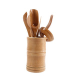 Maxbell 7 Pieces Bamboo Tea Utensils Chinese Gongfu Tea Set Tea Ceremony Tools