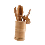 Maxbell 7 Pieces Bamboo Tea Utensils Chinese Gongfu Tea Set Tea Ceremony Tools