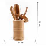 Maxbell 7 Pieces Bamboo Tea Utensils Chinese Gongfu Tea Set Tea Ceremony Tools
