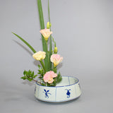Maxbell Round Ikebana Kenzan Flower Frog Rubber Base with Storage Bag