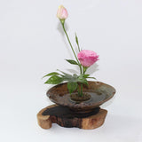 Maxbell Round Ikebana Kenzan Flower Frog Rubber Base with Storage Bag