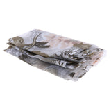 Maxbell Romantic Peony Curtains for Living Room Bedroom Beige 100x200 Rod Pocket - Aladdin Shoppers