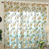 Maxbell Romantic Peony Curtains for Living Room Bedroom Beige 100x200 Rod Pocket - Aladdin Shoppers