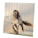 Maxbell Set of 2 Panels Digital Photo Printing 3D Curtains Aminals Running Horse - Aladdin Shoppers