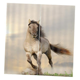 Maxbell Set of 2 Panels Digital Photo Printing 3D Curtains Aminals Running Horse - Aladdin Shoppers