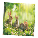 Maxbell Set of 2 Panels Digital Photo Printing 3D Curtains Aminals Rabbit - Aladdin Shoppers