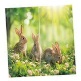 Maxbell Set of 2 Panels Digital Photo Printing 3D Curtains Aminals Rabbit - Aladdin Shoppers